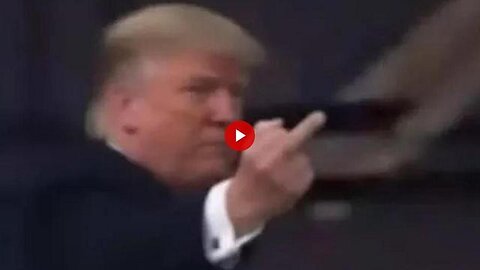 Trump The Pedophile Protector - Says Fuck You 2 x and gives him the finger