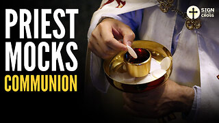 Priest MOCKS Holy Communion on Tongue, Compares to "Feeding Animals"
