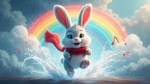 Rabbit Races the Rain 🌧️🐇 | Kids’ Song About Perseverance and Positivity