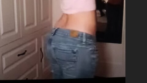 Jeans try on