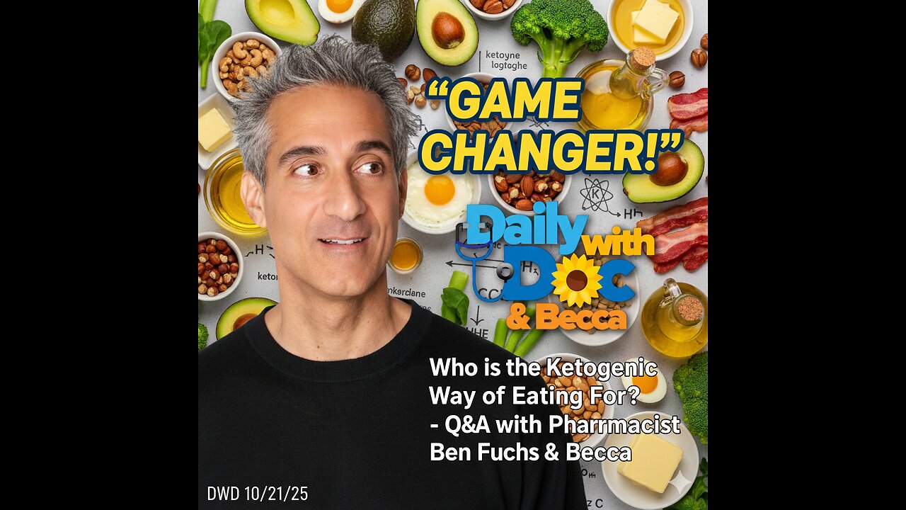 10/21/25 Revisit Who is the Ketogenic Way of Eating For? Q&A w/ Pharmacist Ben & Becca 1/26/23