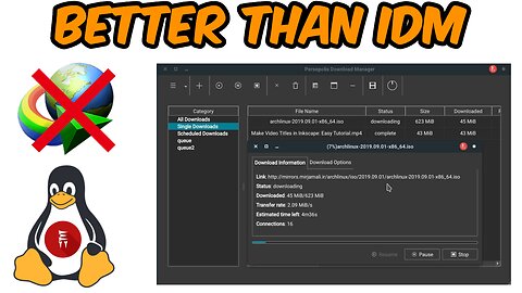 IDM Alternative For Linux | Download Manager For Linux