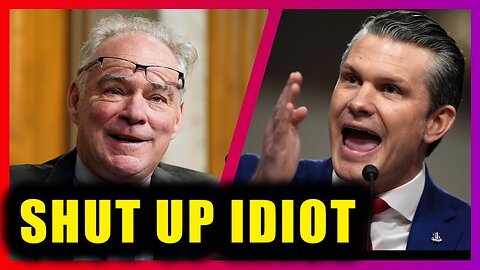 Pete Hegseth LOSES CONTROL After Tim Kaine Calls Him an IDIOT on Air!