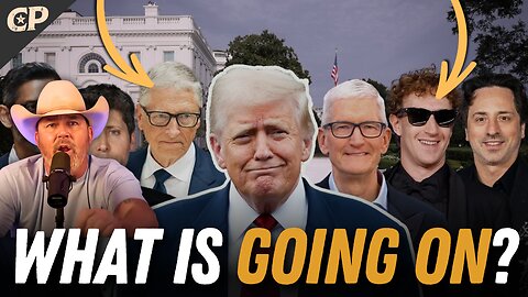 Trump Welcomes Big Tech Leaders To The White House, Rumble CEO Who Protected Free Speech Not Present