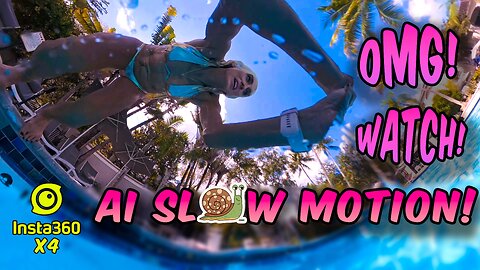 AI Made This Underwater SLOW MOTION Magical 💖 Insta360 X4 Test
