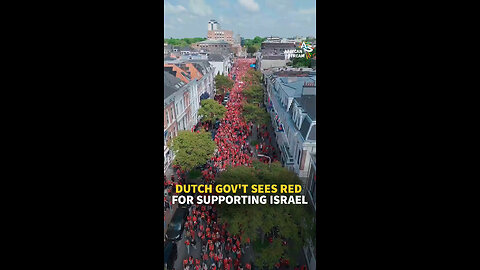 DUTCH GOV'T SEES RED FOR SUPPORTING ISRAELv