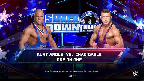 WWE 2k25 Kurt Angle vs Chad Gable