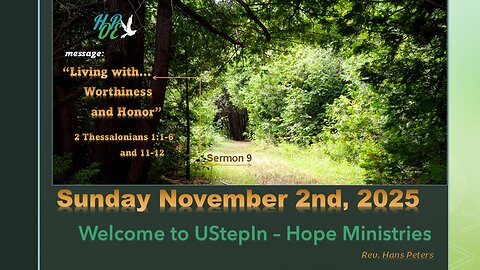 Living with… Worthiness and Honor - 2 Thessalonians 1:1-6, 11-12