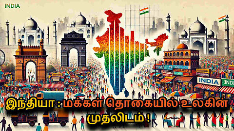 India Becomes the World's Most Populous Country in Tamil | Population 2023 Explained