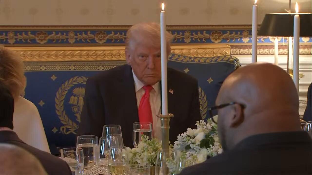 President Donald Trump Hosts Easter Prayer, Dinner At White House - April 16, 2025