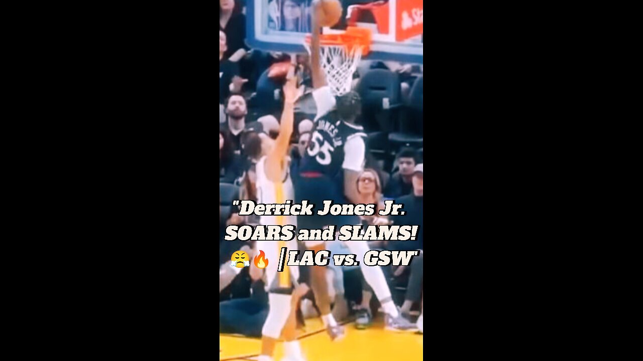 "Derrick Jones Jr. SOARS and SLAMS! 😤🔥