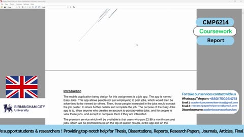 Client Work (Coursework) | CMP6214 Mobile App UX & Usability Testing Report |Birmingham University