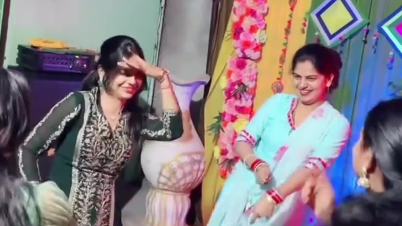 Home Dance Party By Young Girl's
