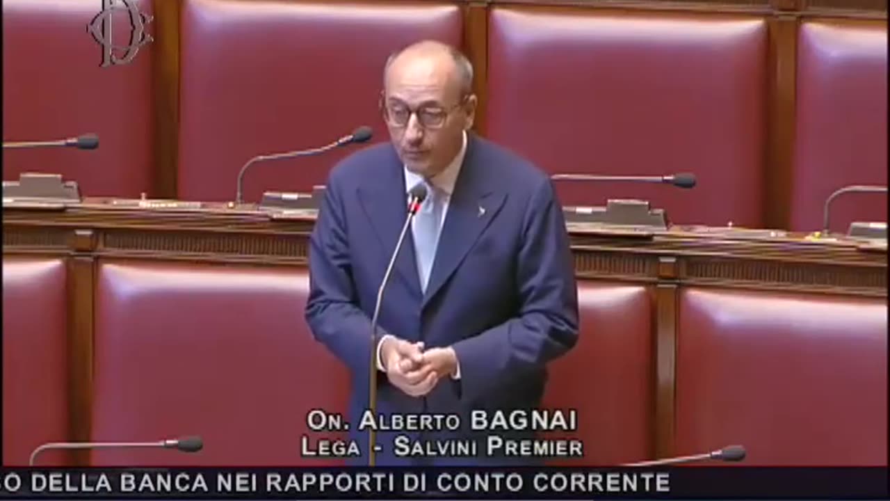 Alberto Bagnai intervento su discussione generale diritto al conto corrente bancario 21-07-2025