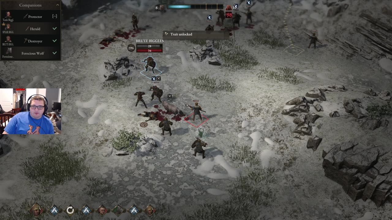 Skizzles Returns with Biggles to play Wartales