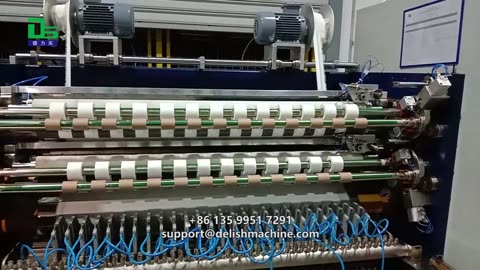 DELISH athletic kinesiology tape slitter rewinder machine ensures supply and enables mass production