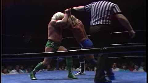 Mid South Wrestling Ric Flair vs Terry Taylor - May 03 1985 - Sam Houston Colosseum