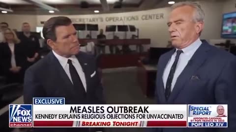 RFK Jr. talks about religious objections to fetus DNA fragments in the MMR vaccine.