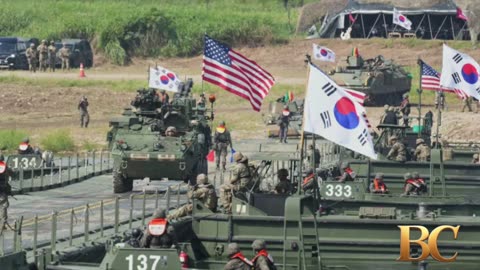 US, South Korea and Japan open joint air and naval exercise