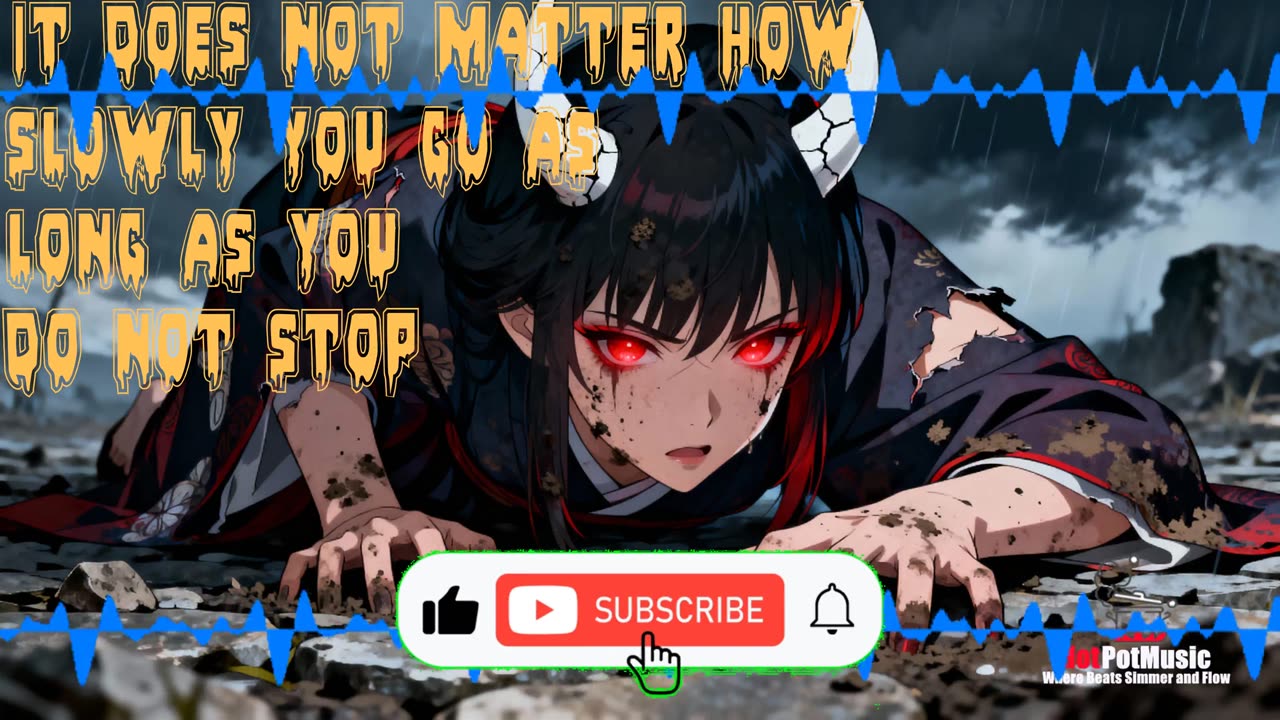 It does not matter how slowly you go as long as you do not stop (Shamisen Metal)