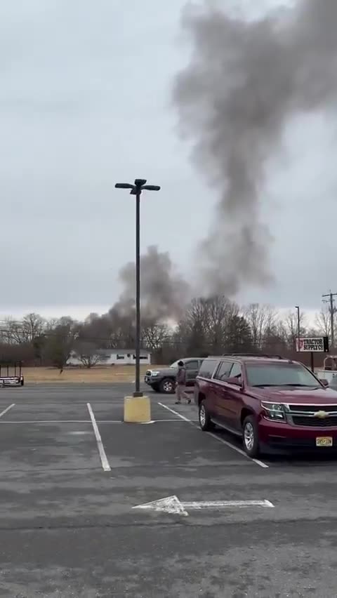 Two helicopters collided in Hammonton, New Jersey