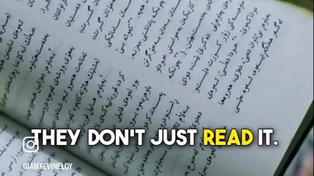 Imagine risking your life just to carry a book...#Bible