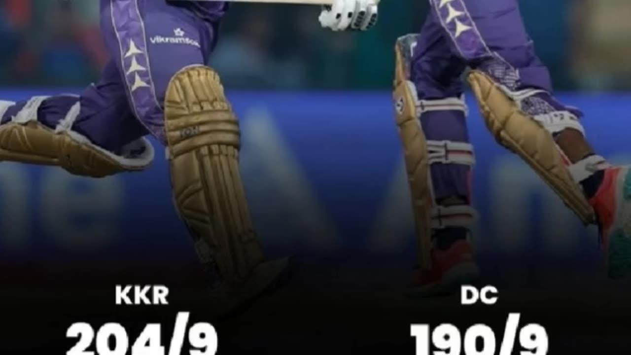 KKR beat DC by 14 runs in the 48th match of IPL 25 in Delhi. Sunil Narine POTM