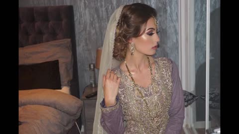 ASIAN BRIDAL MAKEUP AND SCARF STYLING ON EUROPEAN GIRL | SHOCK TRANSFORMATION