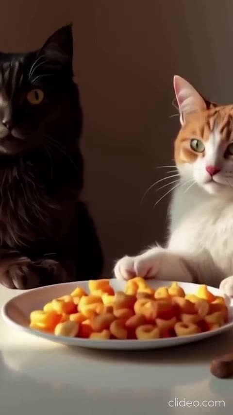 Who Taught These Cats to Eat Pasta!.mp4
