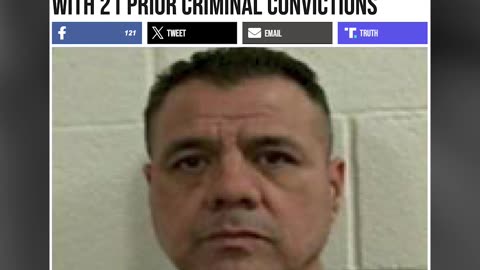 He Had 21 Prior Convictions and Was Still Here!