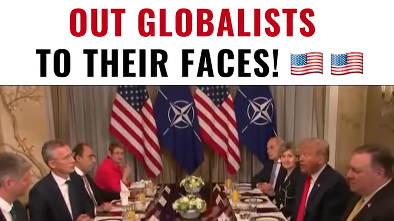 TRUMP NATO BOMBSHELL: Globalists STUNNED as President CONFRONTS Them Face-to-Face