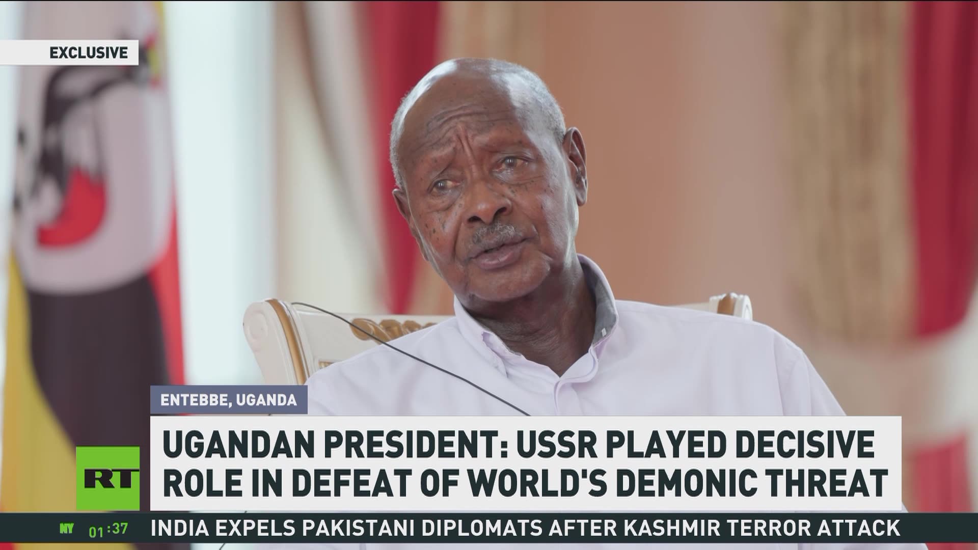 USSR played DECISIVE role in defeat of World’s demonic threat – Ugandan President EXCLUSIVE