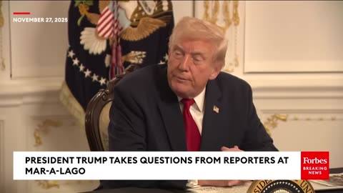 Trump Takes Questions From Reporters About Deadly D.C. Shooting Of National Guardsmen