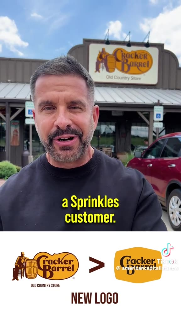 CRACKER BARREL GOES ‘WOKE’ REMOVES WHITE GUY FROM THEIR LOGO !