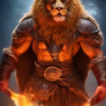 AI Fusion I Lion & Human (Lionman)