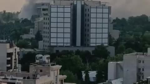 The TV building outside