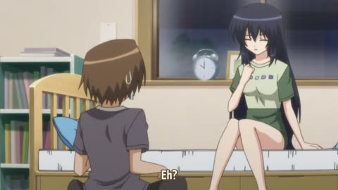 Anime Omamori Himari-When you give medicine to a cat girl