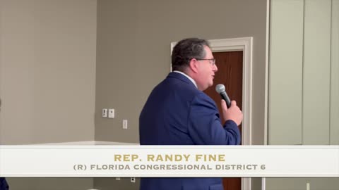 RANDY FINE AT VOLUSIA GOP