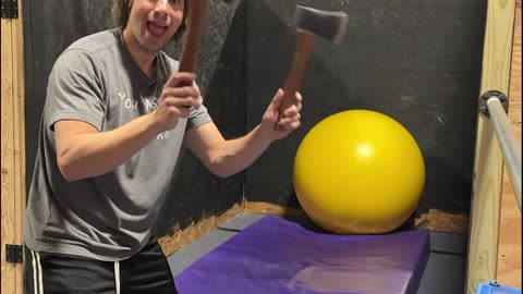 Close Call for a Guy With an Axe