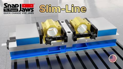 New "SlimLine" Vise Jaws - Expand Your Capacity - Snap Jaws Quick Change Vise Jaws