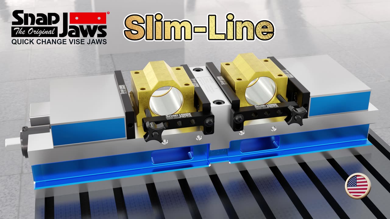 New "SlimLine" Vise Jaws - Expand Your Capacity - Snap Jaws Quick Change Vise Jaws