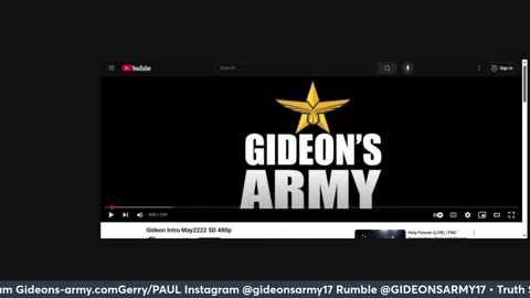 GIDEONS ARMY FRIDAY LIVE 8/15/25 @ 930 AM EST