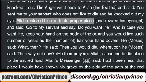Christian prince That mean muhammad descendant of shaitan