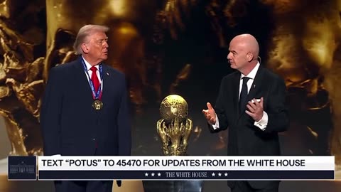Trump accepts FIFA peace prize