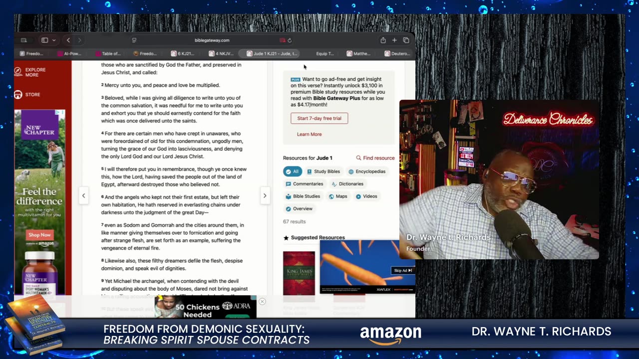 Deliverance Chronicles Global Networks presents Day 1 of Freedom from Demonic Sexuality