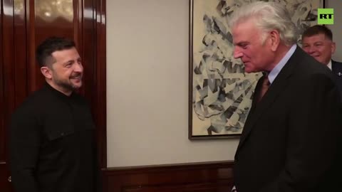 Zelensky meets celebrity US pastor Franklin Graham