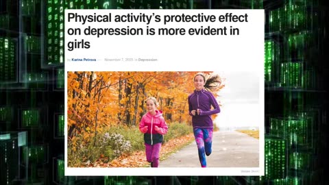 Excercise Has More Protective Effect on Depression in Girls
