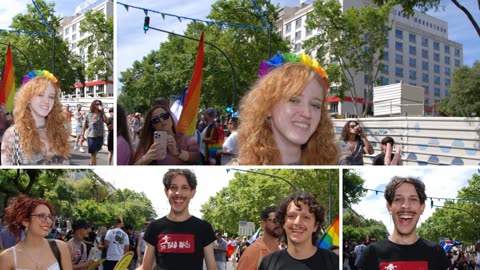 Euro Gay LGBTQIA Pride Lisbon Portugal 19th June 2025. Photo book Vol 7. Chris Summerfield.