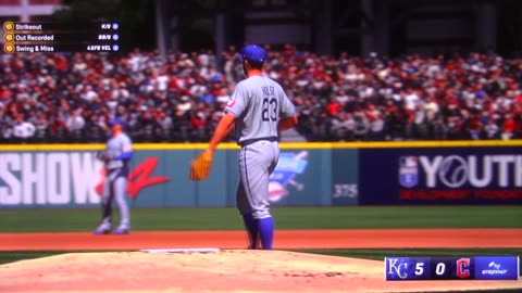 MLB The Show: Kansas City Royals vs Cleveland Guardians (S20 G15)
