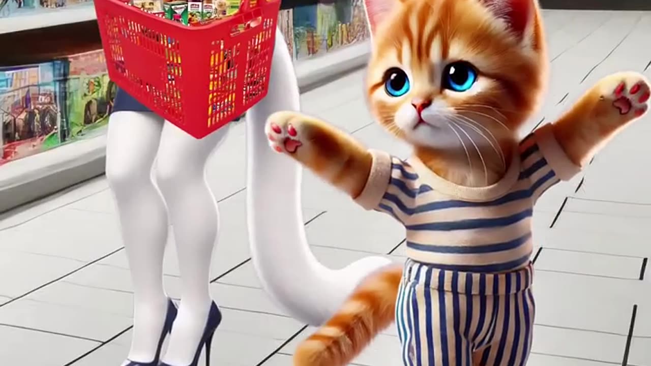 Smart baby cat